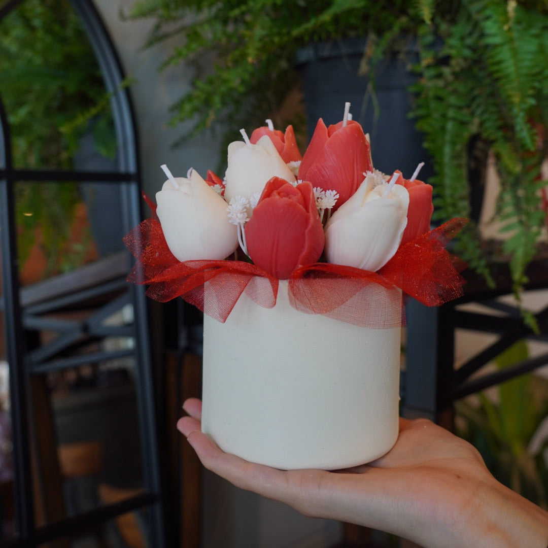 Tulip Candle Bouquet
