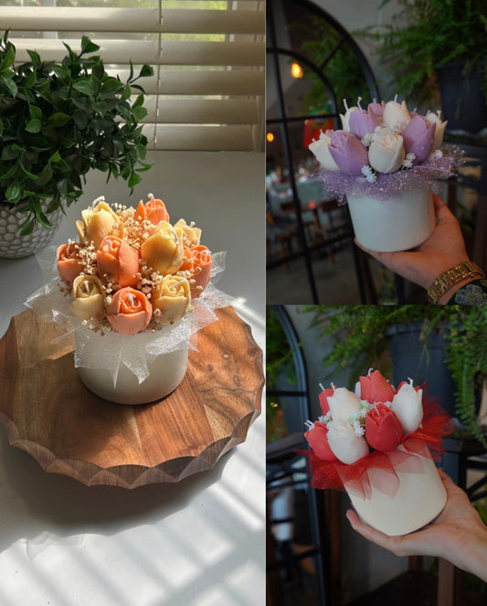 Tulip Candle Bouquet