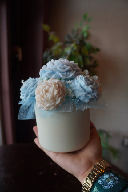 Peony Candle Bouquet