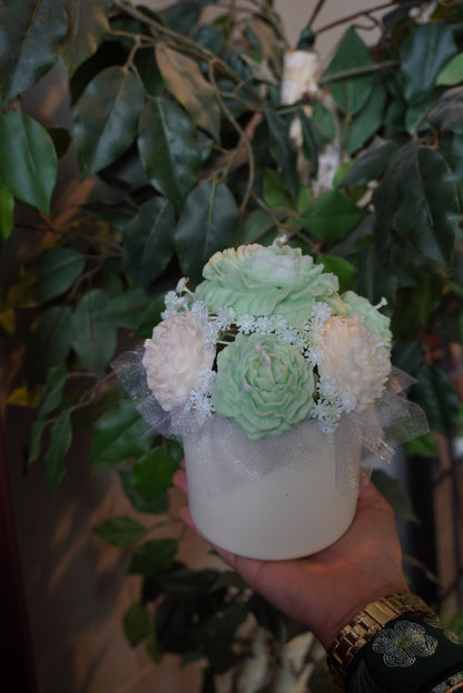 Peony Candle Bouquet