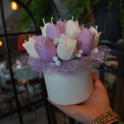Tulip Candle Bouquet