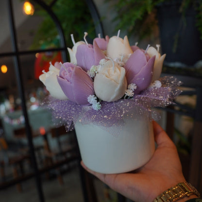 Tulip Candle Bouquet
