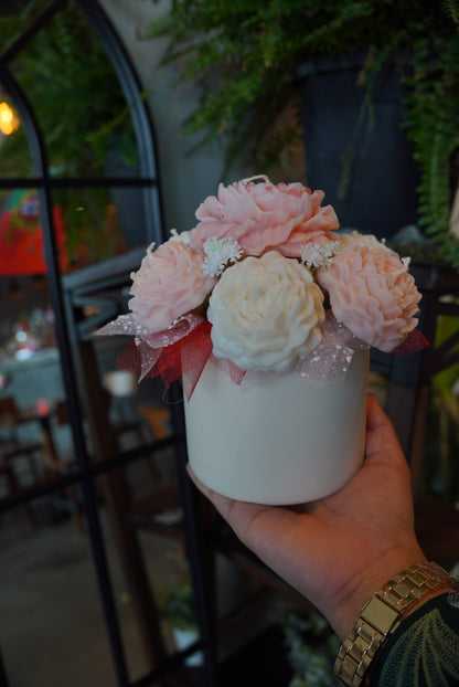 Peony Candle Bouquet