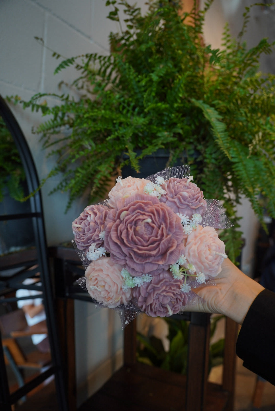 Peony Candle Bouquet