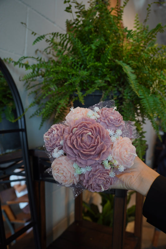Peony Candle Bouquet