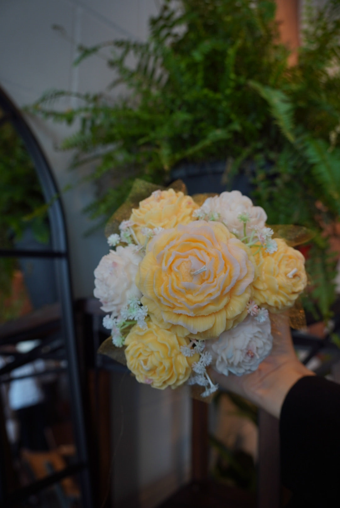 Peony Candle Bouquet