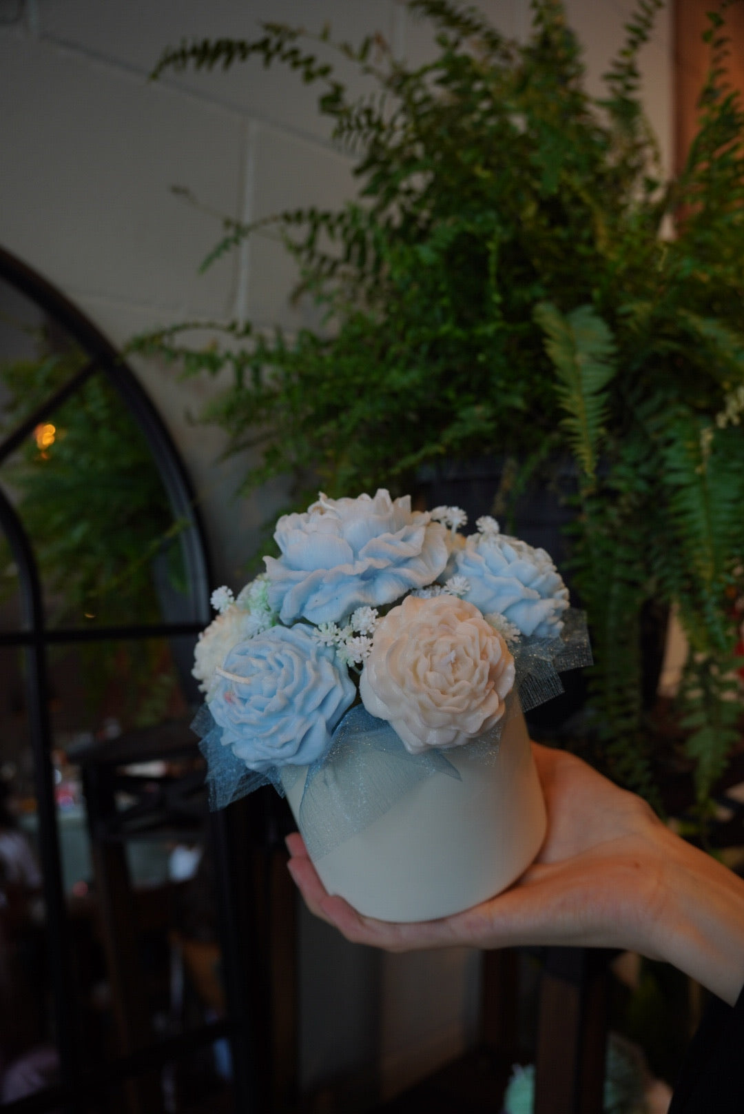 Peony Candle Bouquet