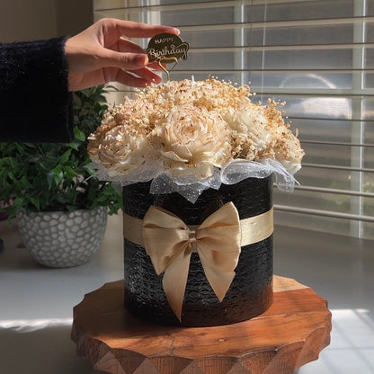 Gold Petal Candle Bouquet