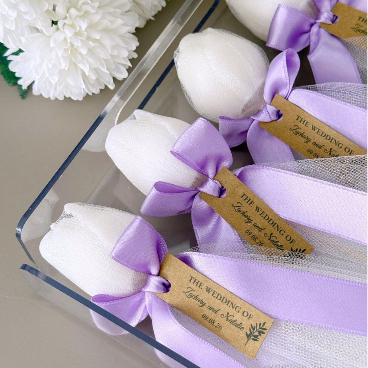 Tulip Candle favors