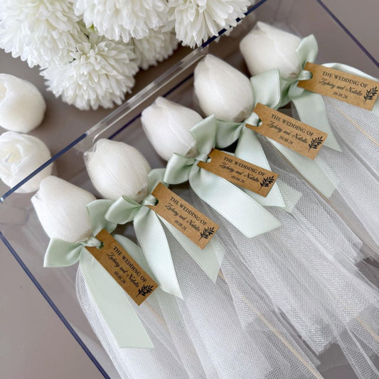Tulip Candle favors