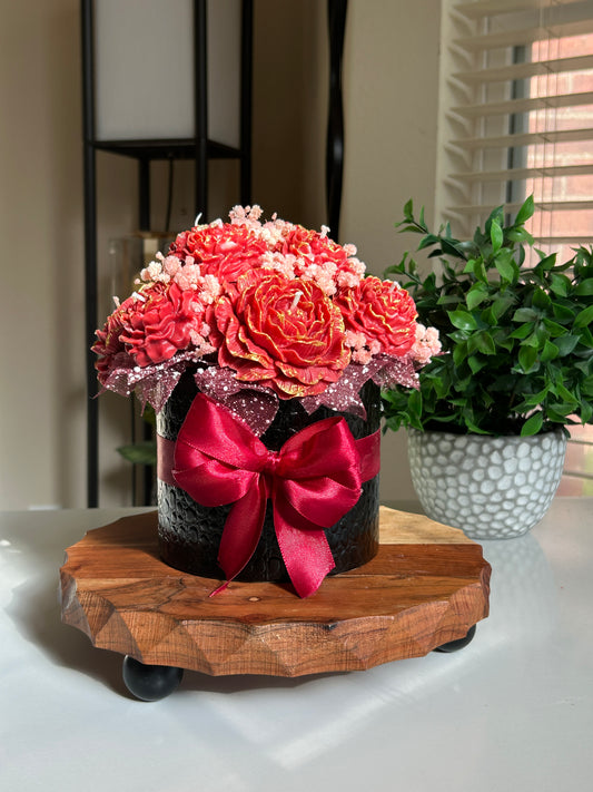 Gold Petal Candle Bouquet
