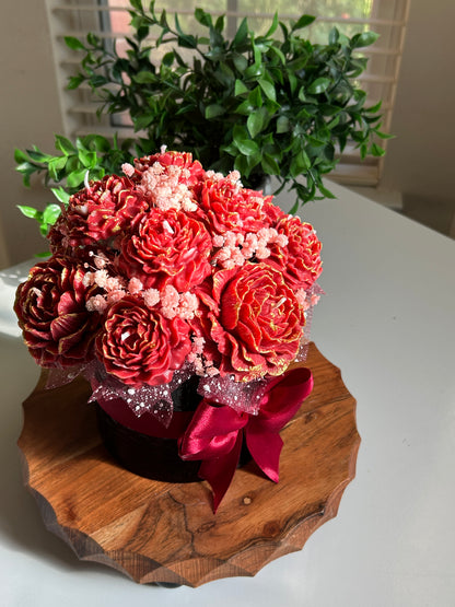Gold Petal Candle Bouquet