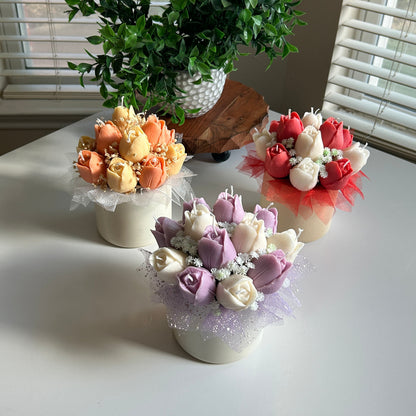 Tulip Candle Bouquet